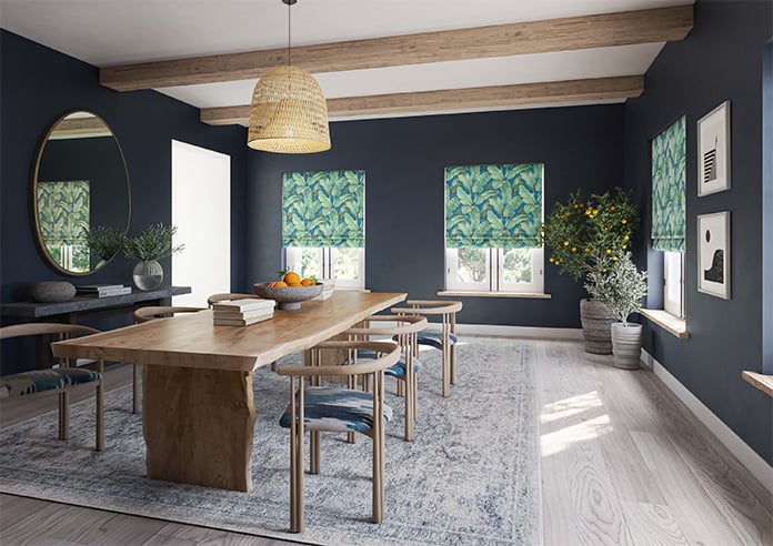 Nicobar, Monsoon - Motorised Roman Blind - Image 6